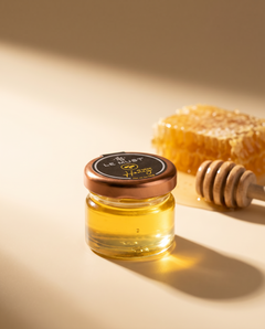 Natural Wildflower Honey Premium, 28 gram glass jar