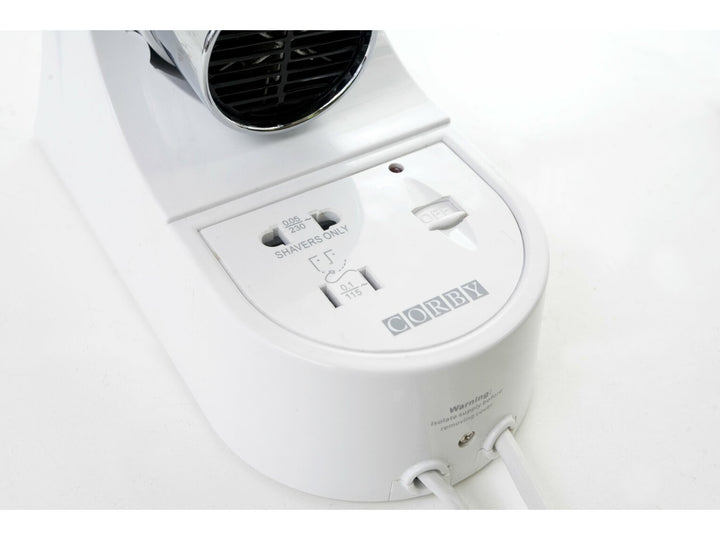 Kendal 1600W Mounted Hair Dryer (WITH Shaver Socket) - White