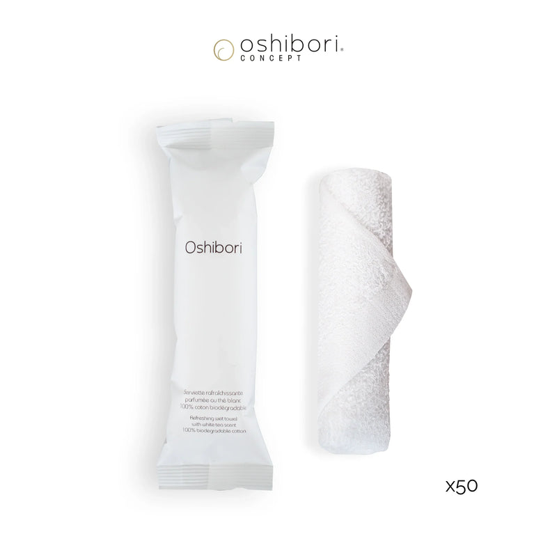 Refreshing Oshibori - 15 grams - White