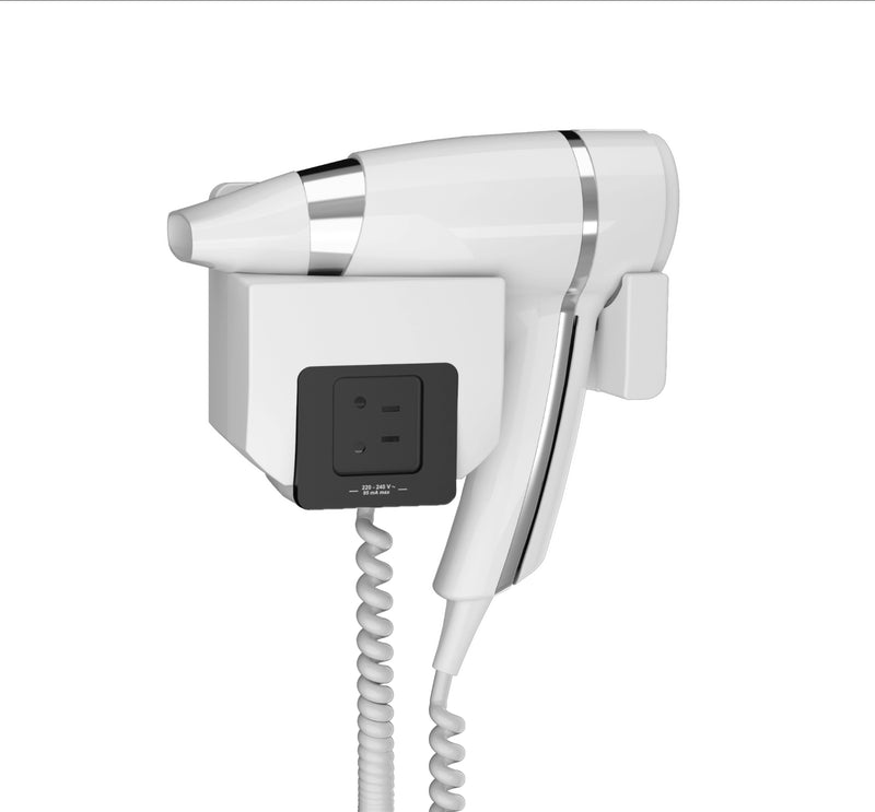 Hair dryer BRITTONY white + PR MT front support