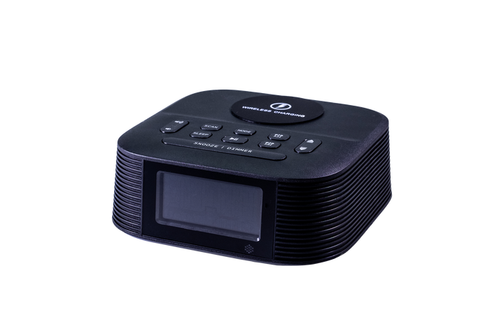 D8QI Alarm Clock with Wireless Charging Function