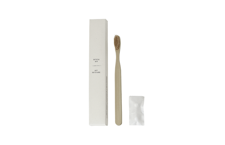 Dental Kit with Bamboo Toothbrush and 2 Toothpaste Tablets – Box of 500