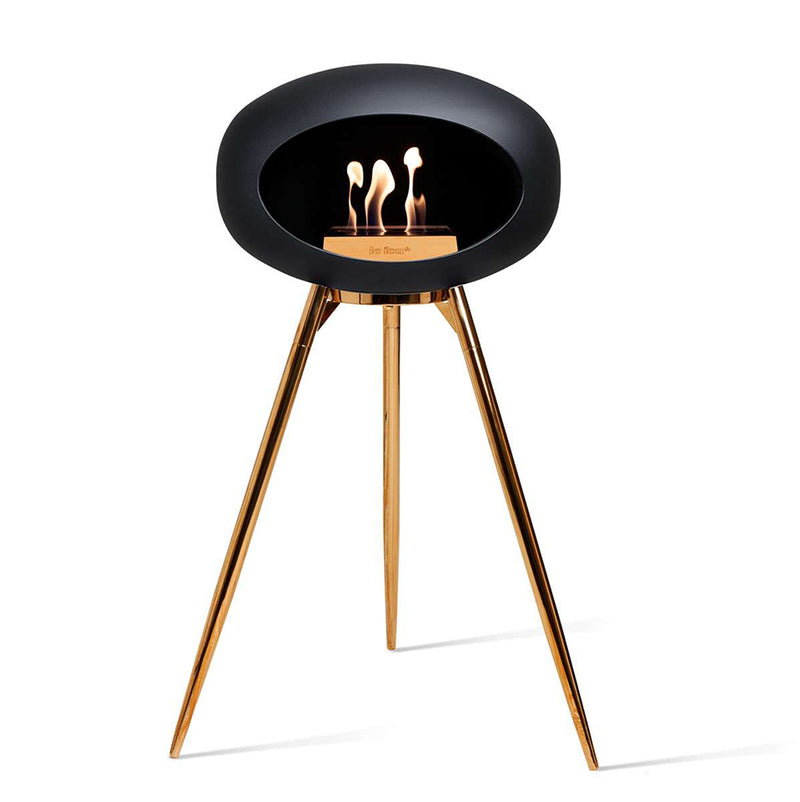 Le Feu Ground Wood High 79cm Black/Rose Gold/Rose Gold