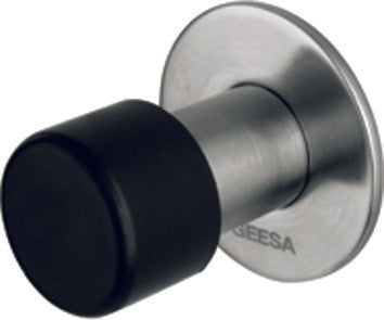 DOOR STOP WALL-MOUNTED SATIN STAINLESS STEEL - Suitality