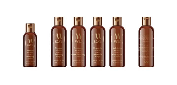 Maison d'Asa Shampoo Bottle 105ml – Green Tea - 100pcs