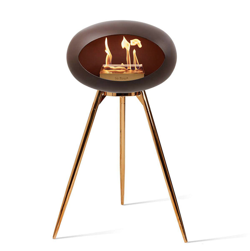 Le Feu Ground Wood High 79cm Mocca/Rose Gold/Rose Gold