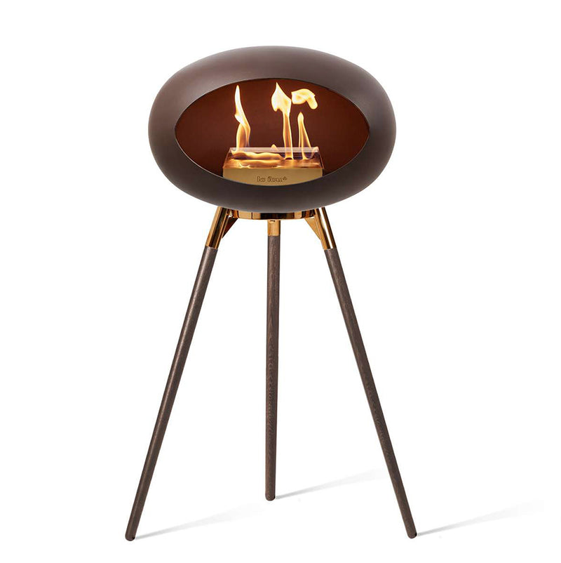 Le Feu Ground Wood High 79cm Mocca/Rose Gold/Smoked Oak