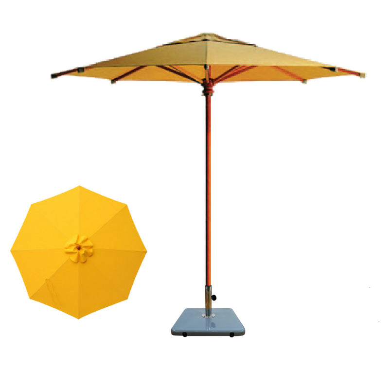 FIJI Fiberglass Round Umbrella (exclude base)