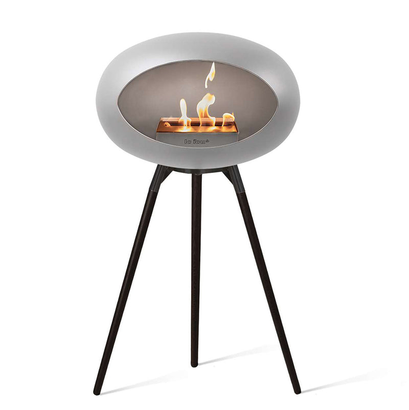 Le Feu Ground Wood High 79cm Nickel/Black/Black