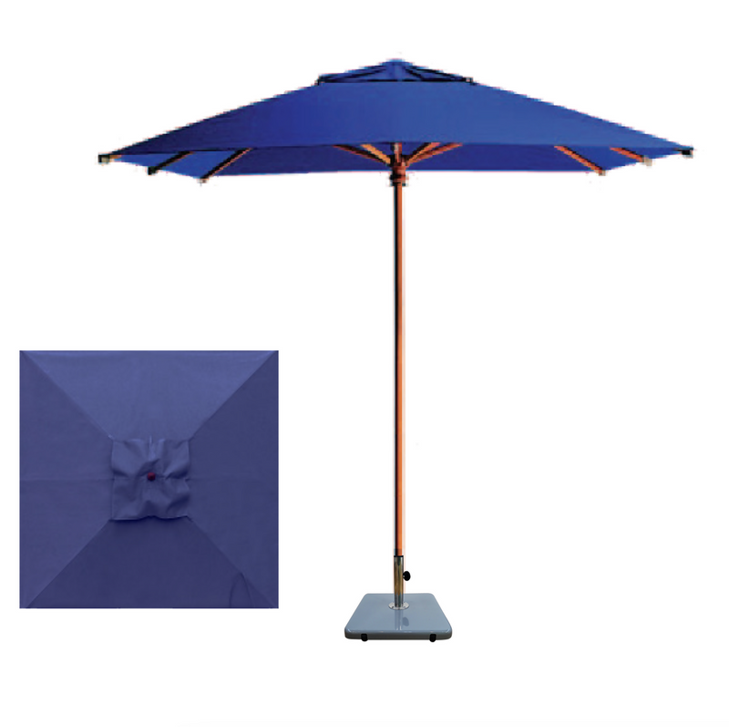 FINEY Fiberglass Square Umbrella (exclude base)