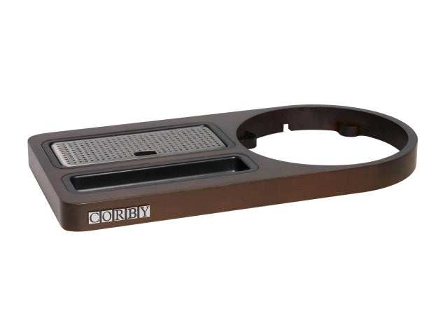 Buckingham Compact Welcome Tray - Dark Wood