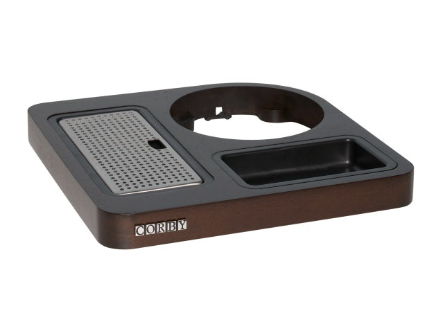 Canterbury Compact Welcome Tray - Dark Wood