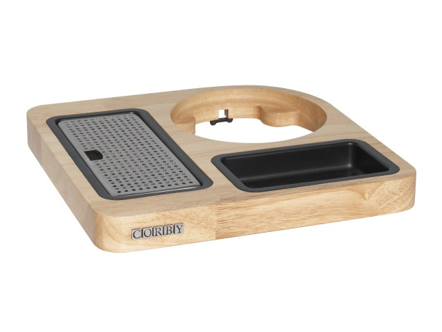 Canterbury Compact Welcome Tray - Light Wood