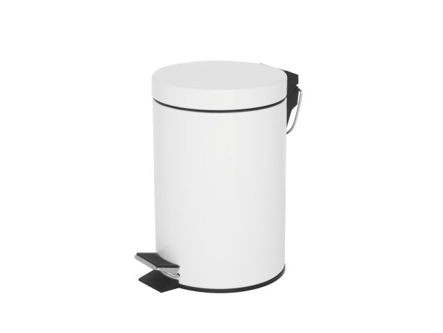 Pedal Bin 3L – Corby Croft – White