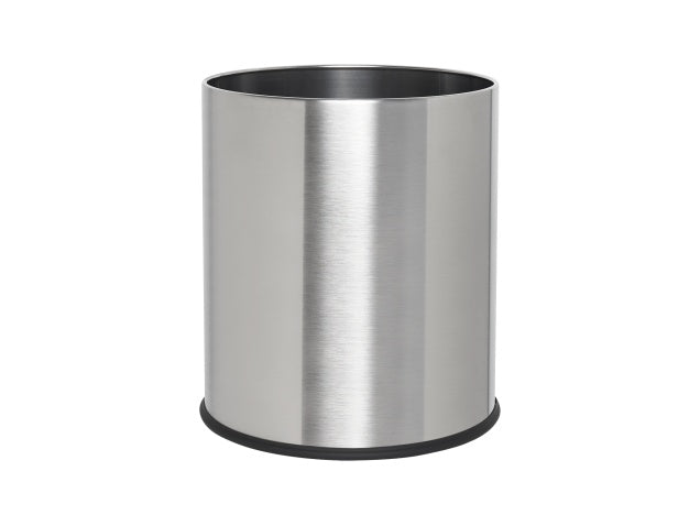 Waste Bin – 9L – Corby Thornton – Single Layer – Brushed Steel