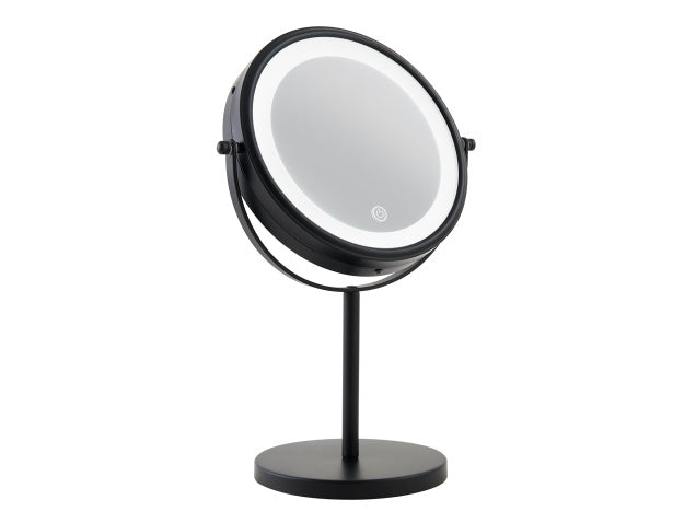 Winchester Free Standing Illuminating Mirror – Matt Black