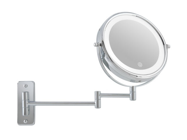 Winchester Wall Mounted Illuminating Mirror – Chrome