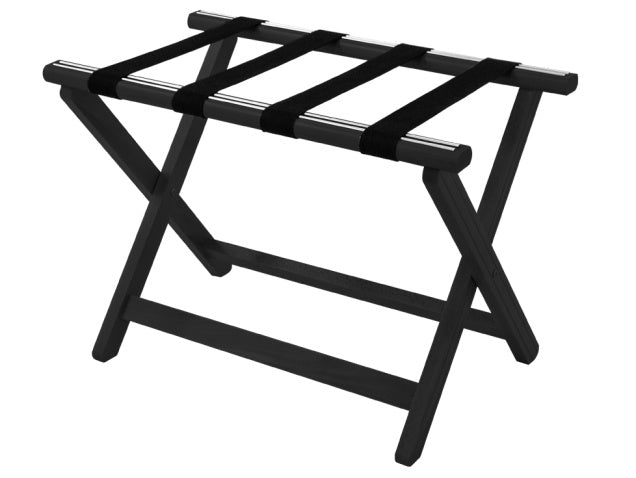 Luggage Rack York Wooden – Black