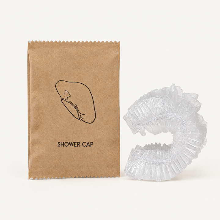 Kraft Paper Shower Cap - 1200pcs, studio photo