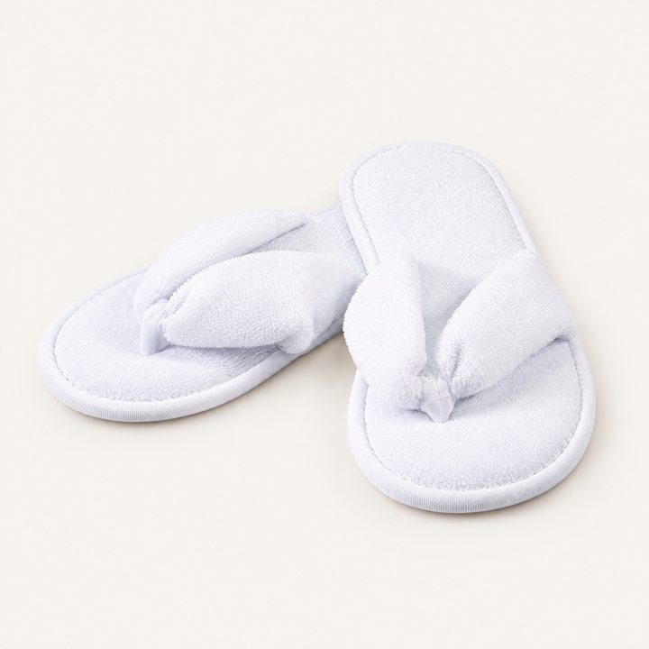 Flip Flop Hotel Slipper - Coral Velvet - 100pcs, studio photo
