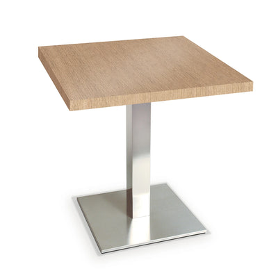 ESSENTIAL 90 Square Table Inox Base - Suitality