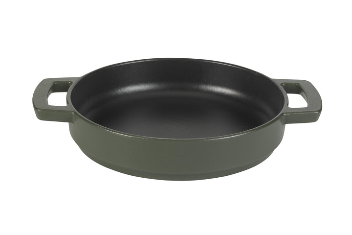 Fry Pan Double Handle 24CM Green - Suitality